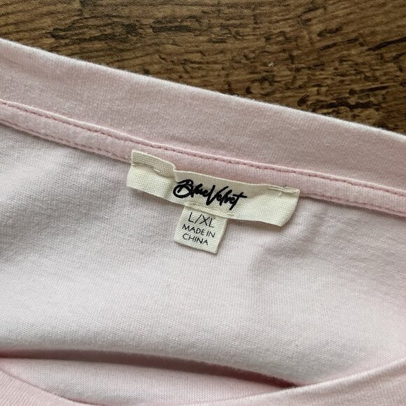 Blue Velvet Womens Upcycled Poncho Top Sz Large XL Pink Dolly Parton Kantha Boho - Picture 7 of 8